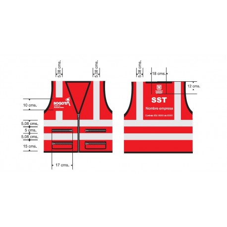 Chaleco IDU 2020 Gestión Social en Obra