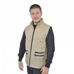 Chaleco tipo periodista 6 bolsillos