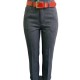 Pantalón Clásico de Dama en Dril Elástico para Dotación Empresarial