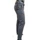 Pantalón Formal Semi‑Entubado en Drill Elástico para Hombre