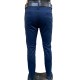 Pantalón Formal Semi‑Entubado en Drill Elástico para Hombre