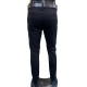 Pantalón Formal Semi‑Entubado en Drill Elástico para Hombre