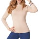 Blusa Cuello Tortuga Manga Larga para Oficina