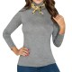 Blusa Cuello Tortuga Manga Larga para Oficina