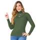 Blusa Cuello Tortuga Manga Larga para Oficina