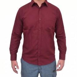 Camisa de Dotación Corporativa Manga Larga en Polialgodón