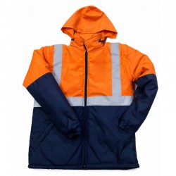 Chaqueta Bicolor Mangas Abatibles Franjas Reflectivas Clase 1  