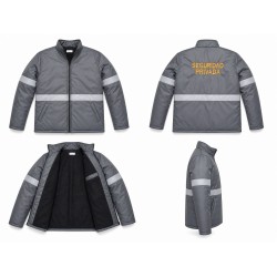 Chaqueta Impermeable Seguridad Privada con Reflectivo