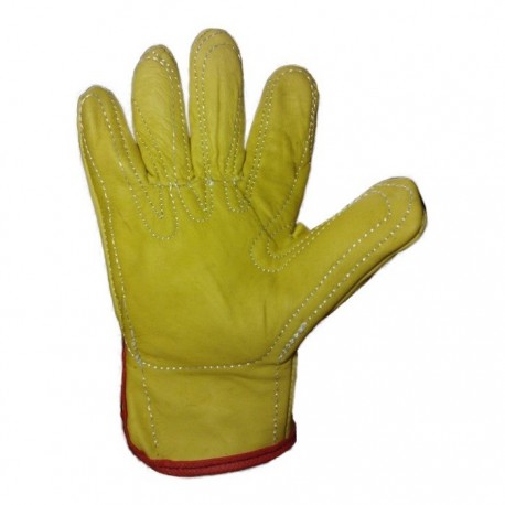 Guante de vaqueta tipo ingeniero corto